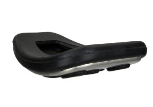 Ford Mustang Pedal Cover Kit - Ford Racing - Aluminum and Urethane Special Edition - Brushed Aluminum - `94-`02
